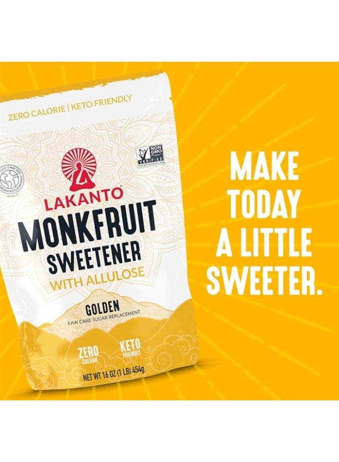 LAKANTO Lacanto Monk Fruit Sweetener with Allulose Golden 1 lb (454 g) - Image 4